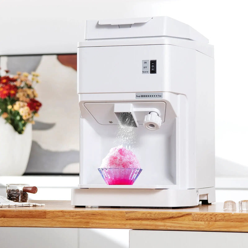 460W Snow Cone Maker Machine Shaver Adjustable-White by DirectDeals