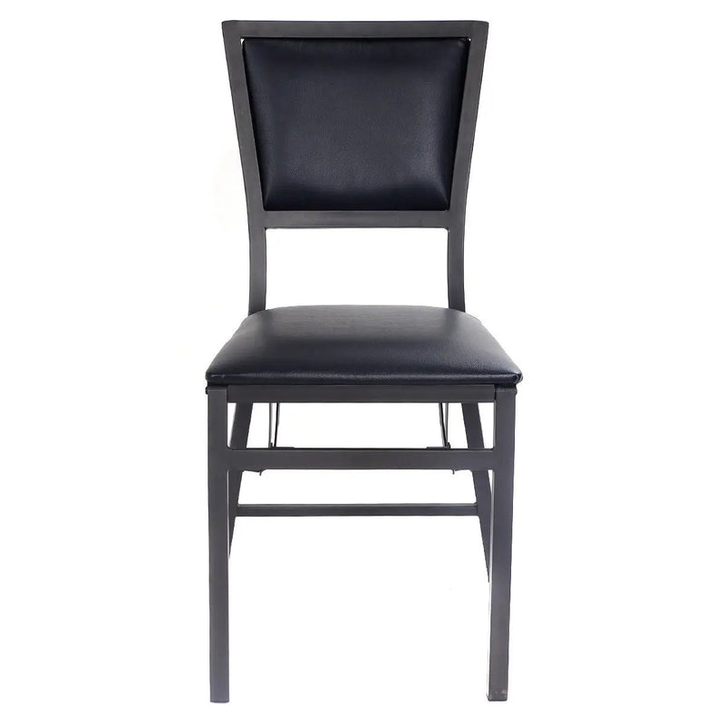 Set of 2 Metal Folding Dining Chair with Space Saving Design by DirectDeals