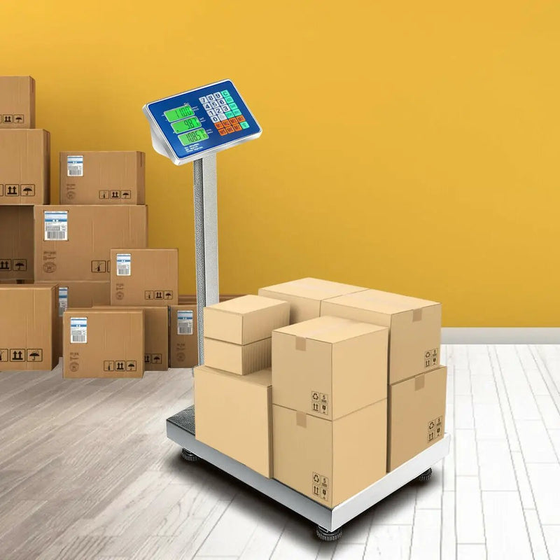 660 lbs Weight Platform Scale Digital Floor Folding Scale by DirectDeals