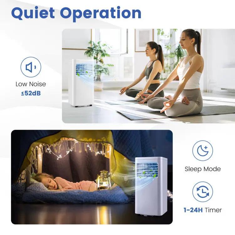 5000 BTU(SACC) Portable Air Conditioner Cools 250 Sq.Ft by DirectDeals