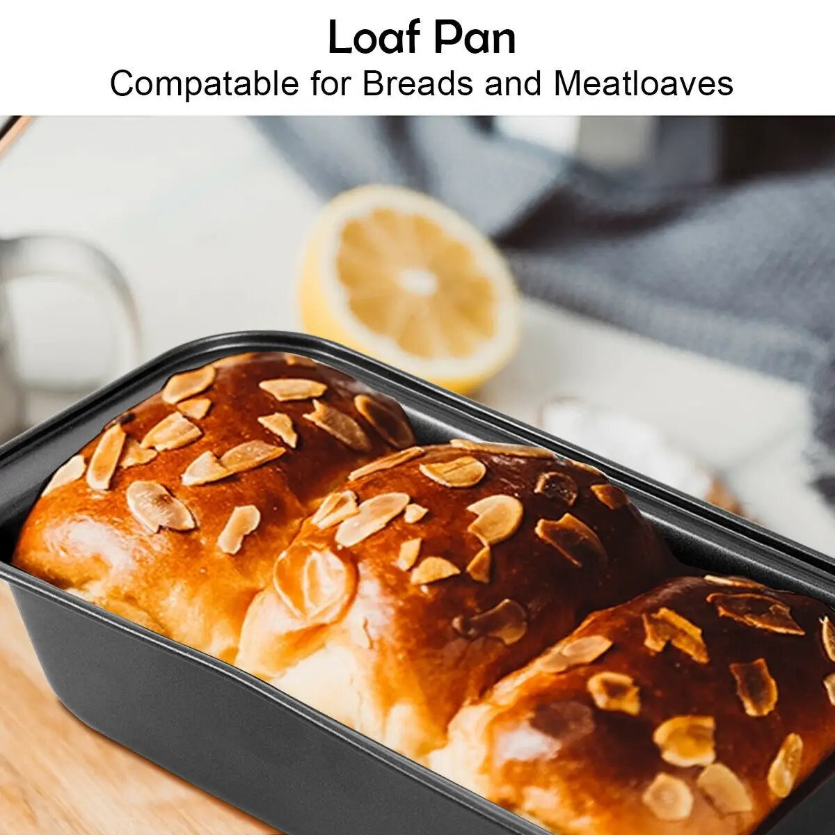 10 Pieces Nonstick Bakeware Set Baking Roasting Cake Pans by DirectDeals