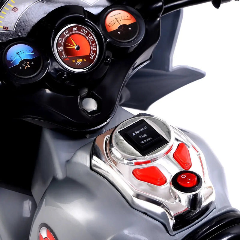 20-day Presell 3 Wheel Kids Ride On Motorcycle 6V Battery Powered Electric Toy Power Bicyle New-Gray by DirectDeals