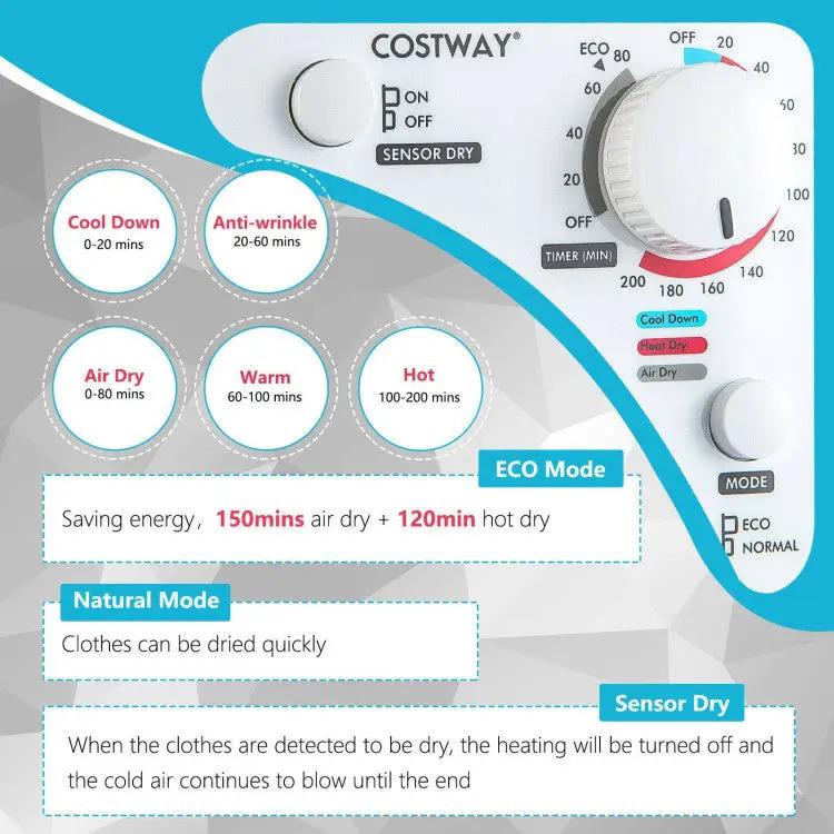 1500W Touch-Control Compact Dryer by DirectDeals