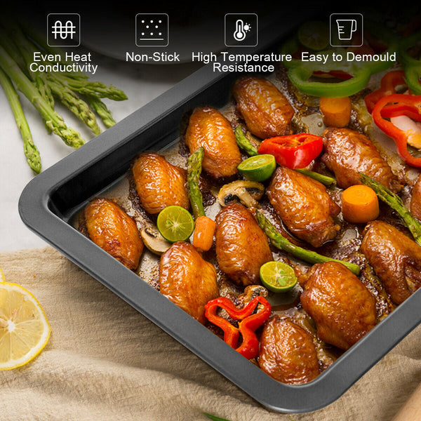 10 Pieces Nonstick Bakeware Set Baking Roasting Cake Pans, photo 2 of 8