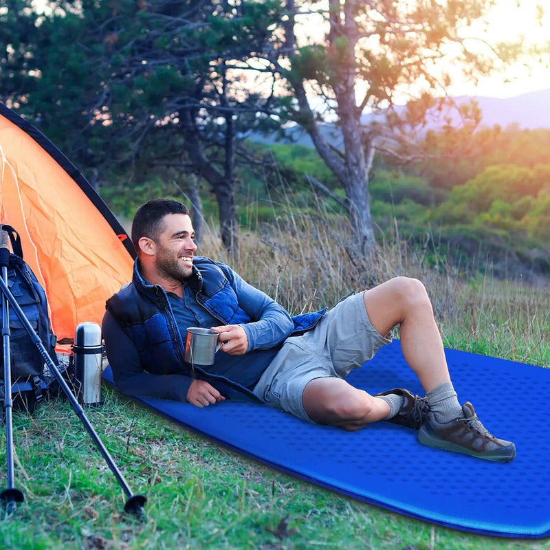 Inflatable Sleeping Pad with Carrying Bag by DirectDeals