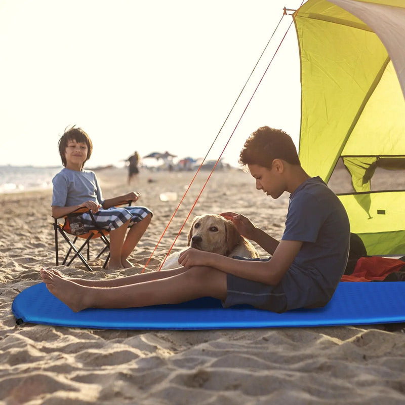 Inflatable Sleeping Pad with Carrying Bag by DirectDeals