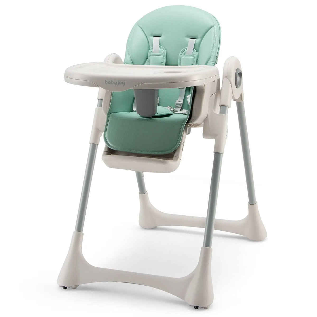 Baby Folding High Chair Dining Chair with Adjustable Height and Footrest by DirectDeals