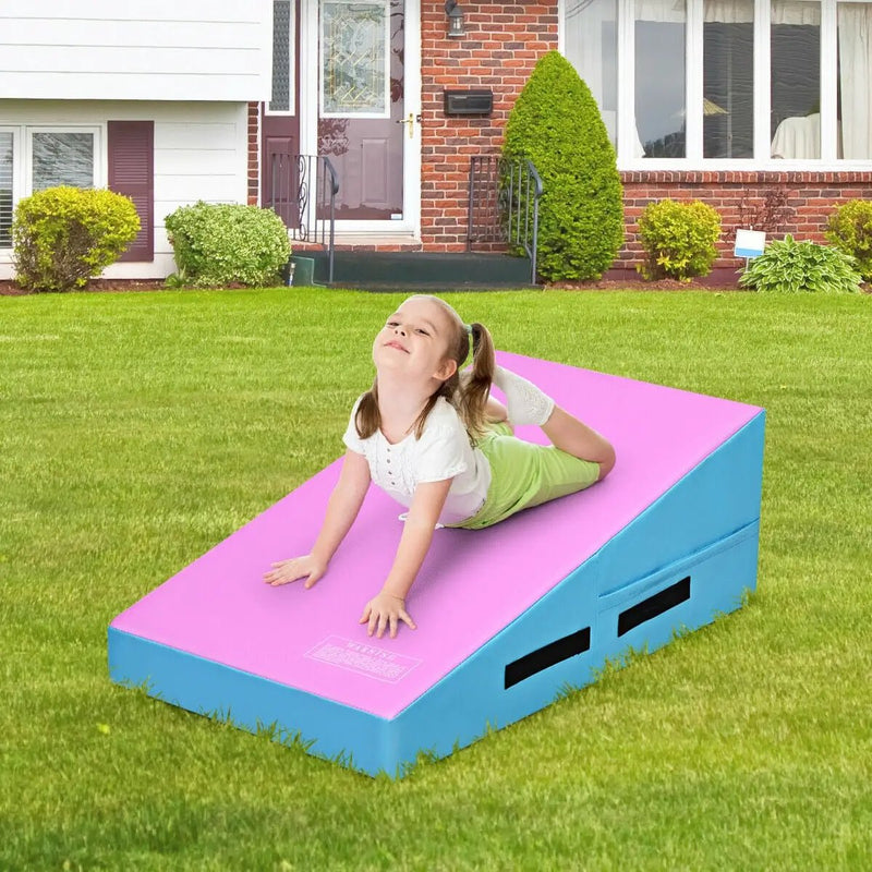 Incline Gymnastics Mat Wedge Ramp Gym Tumbling Exercise Mat by DirectDeals