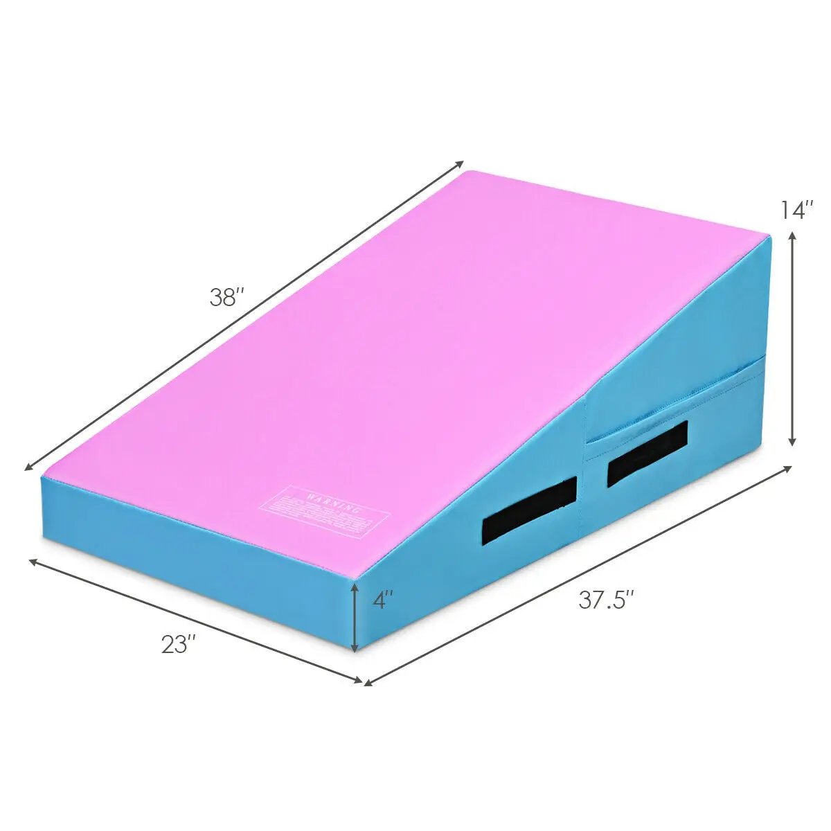 Incline Gymnastics Mat Wedge Ramp Gym Tumbling Exercise Mat by DirectDeals