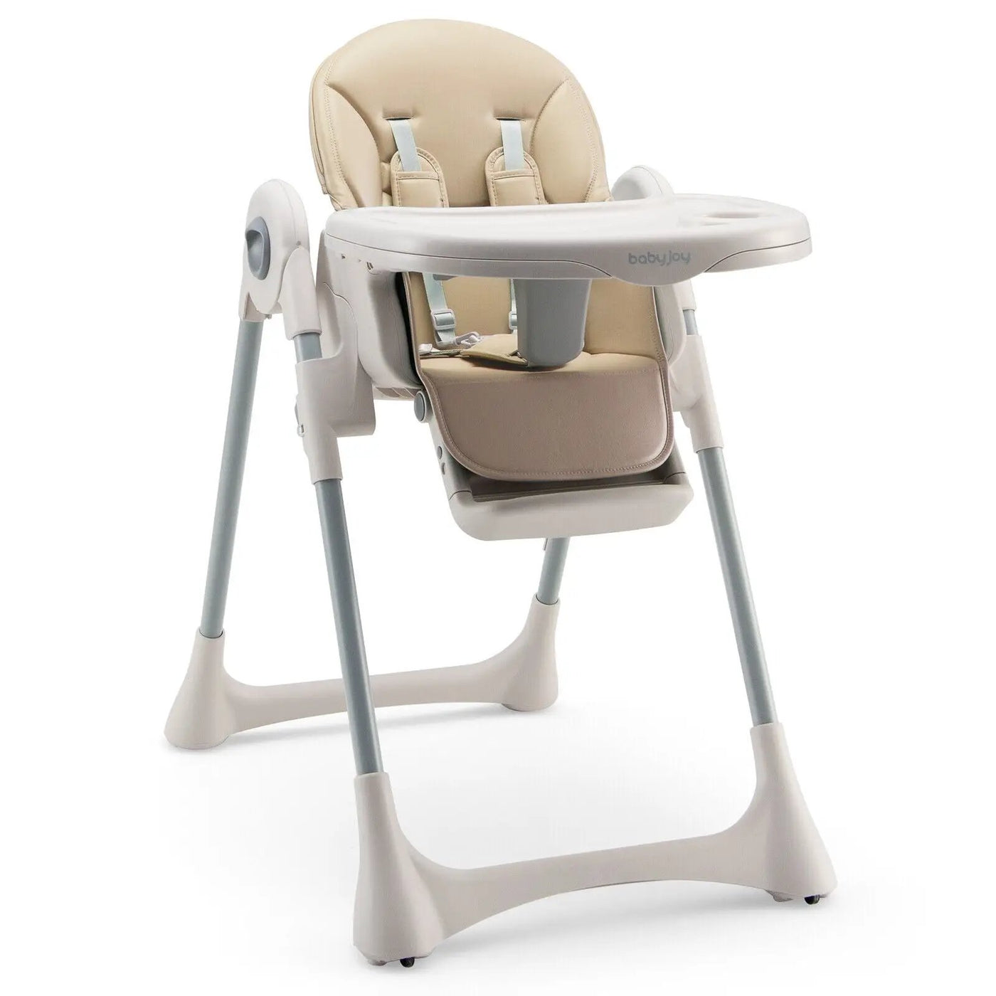 Baby Folding High Chair Dining Chair with Adjustable Height and Footrest by DirectDeals