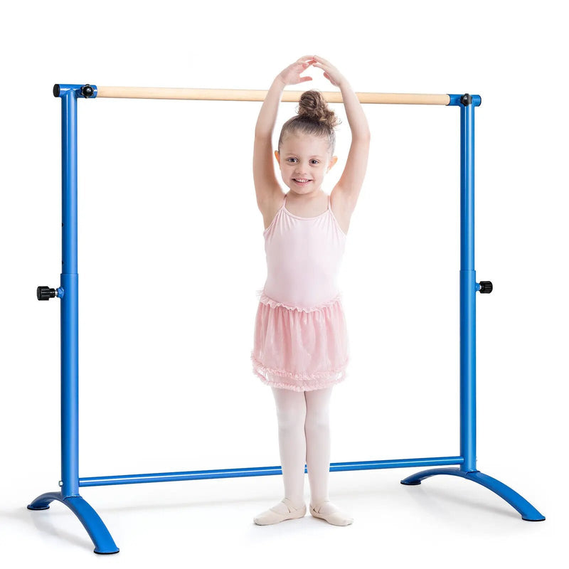 51 Inch Ballet Barre Bar with 4-Position Adjustable Height by DirectDeals