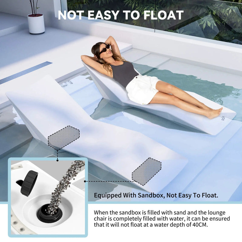 Alora S-Shaped Outdoor Natural Arc Pool Lounger (SAK82405) by SAKSBY WHOLESALE