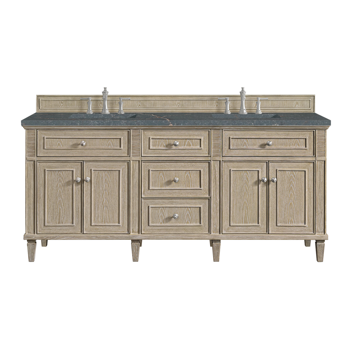 James Martin Lorelai 72" Double Bathroom Vanity, Whitewashed Oak by James Martin