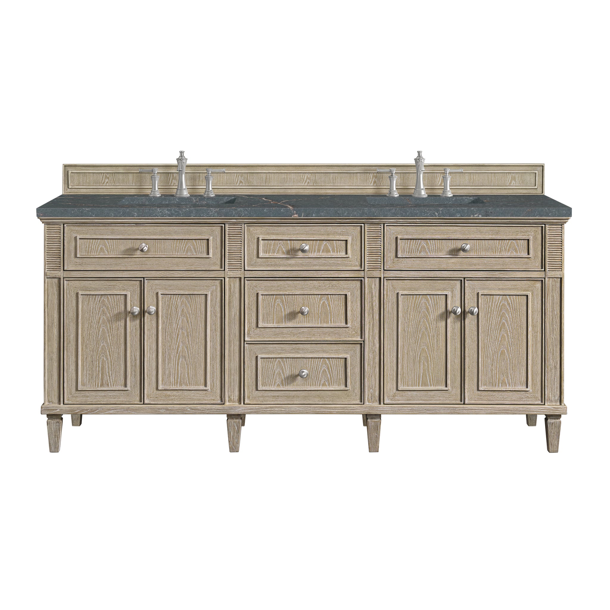 James Martin Lorelai 72" Double Bathroom Vanity, Whitewashed Oak by James Martin