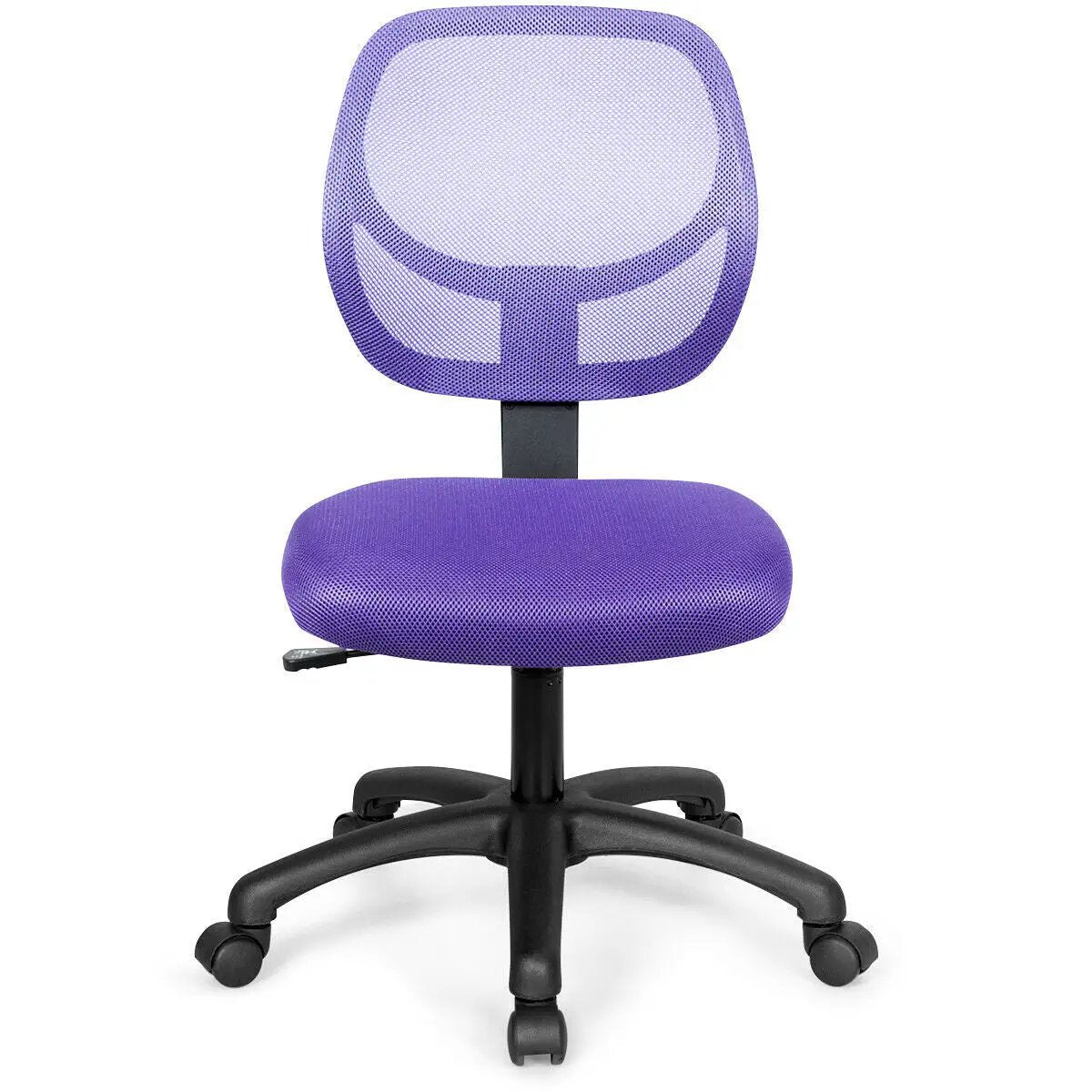 Low-back Computer Task Chair with Adjustable Height and Swivel Casters by DirectDeals