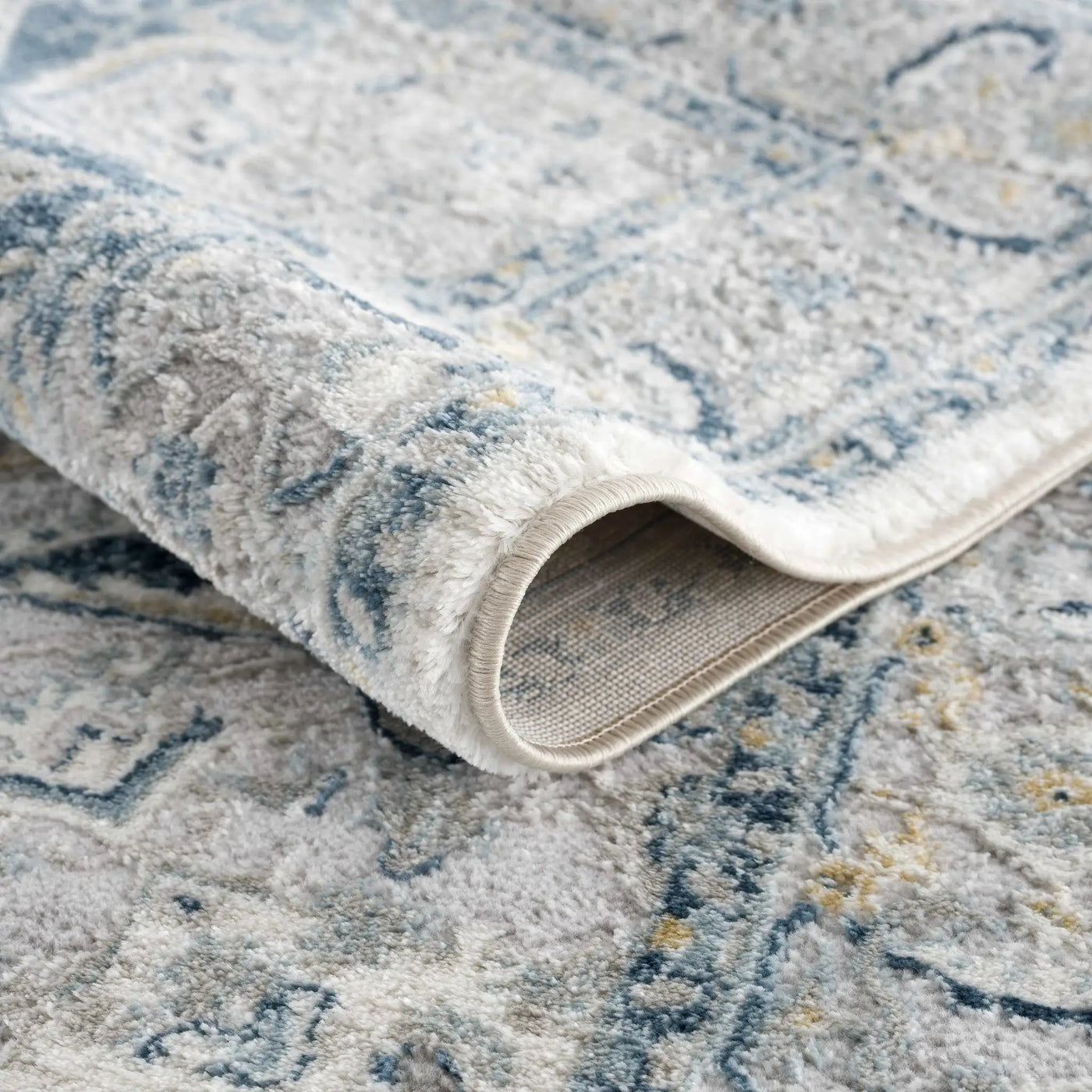 Liverpool Blue Area Rug - Clearance by Boutique Rugs