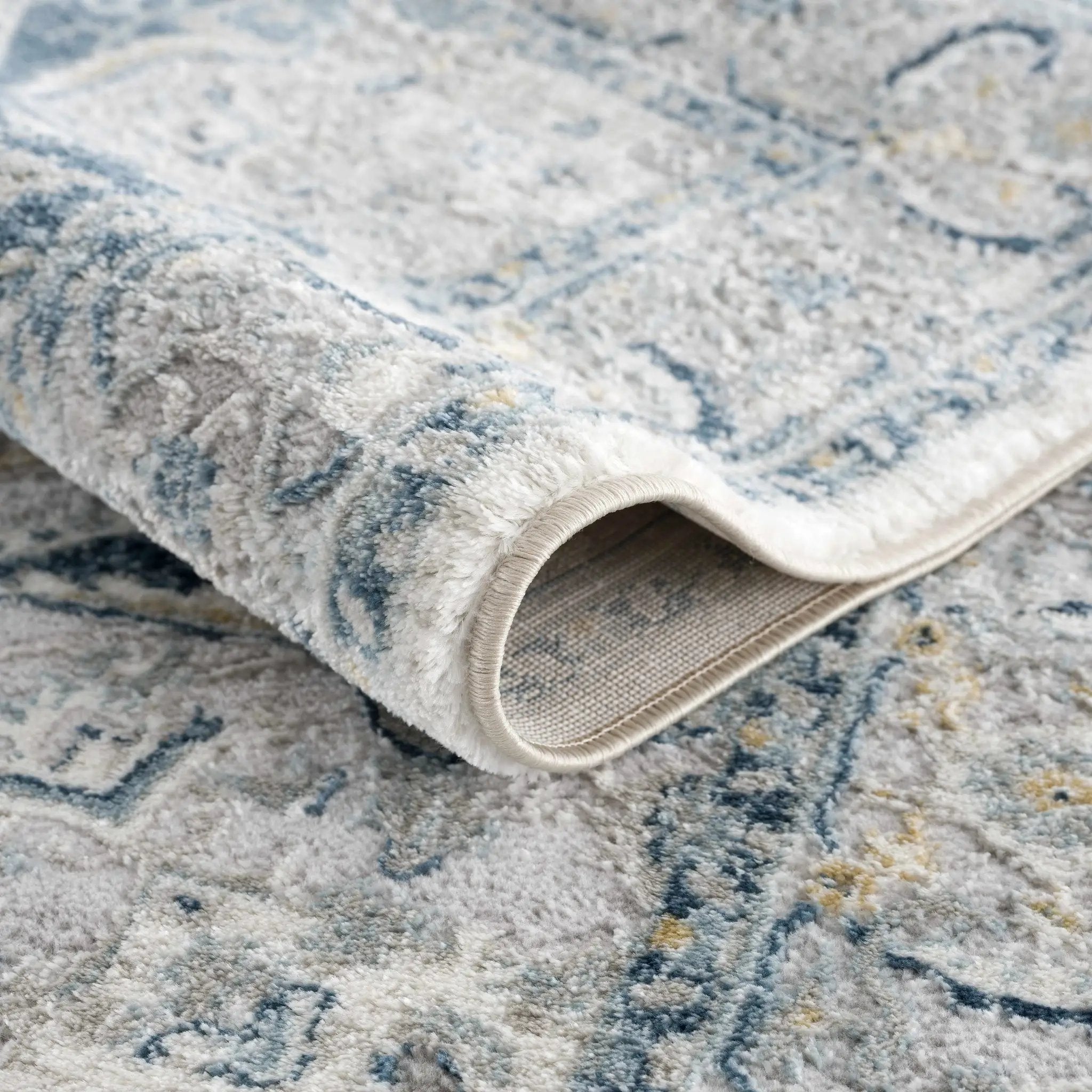 Liverpool Blue Area Rug - Clearance by Boutique Rugs