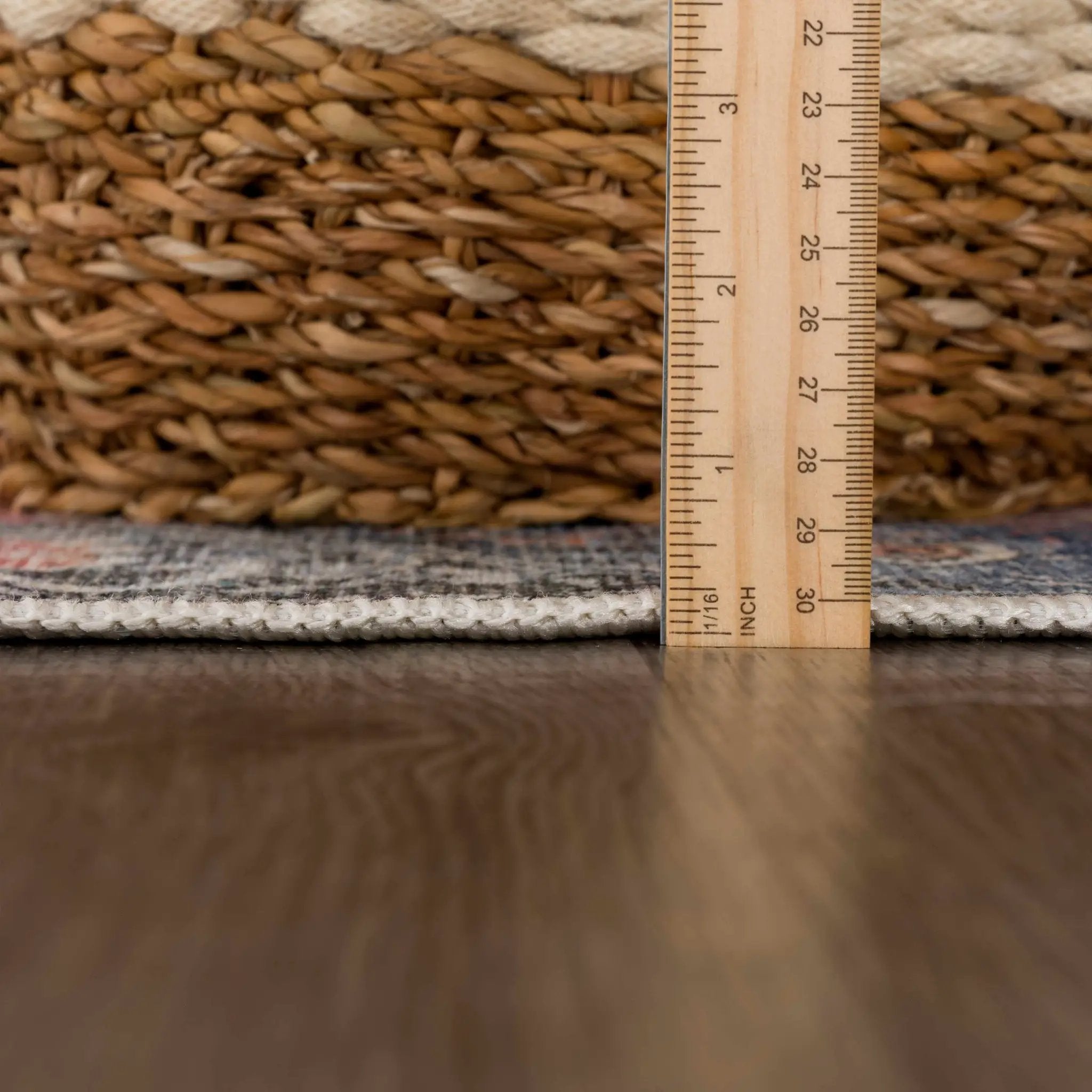 Rosman Distressed Washable Area Rug by Boutique Rugs