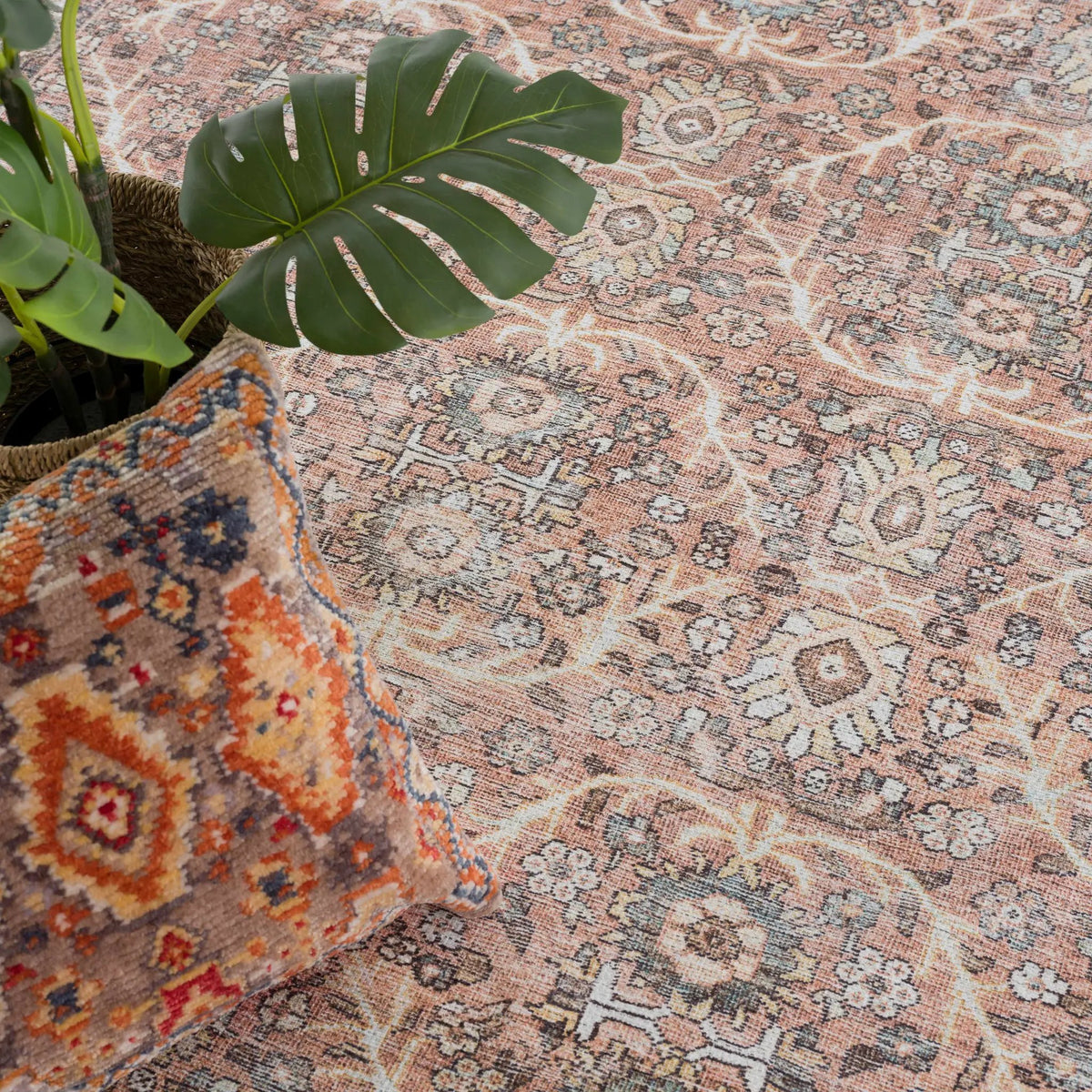 Bian Washable Area Rug by Hauteloom