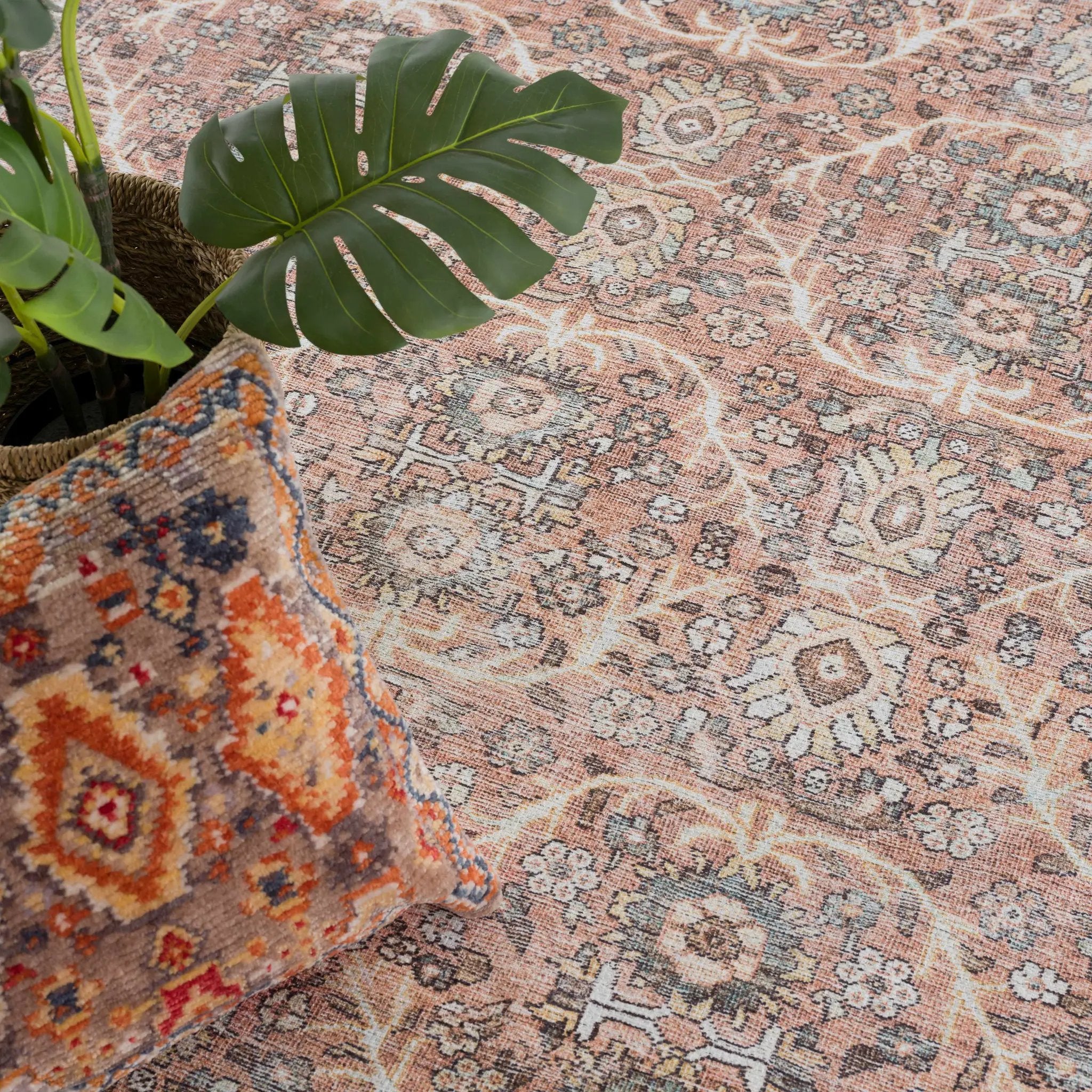 Bian Washable Area Rug by Hauteloom
