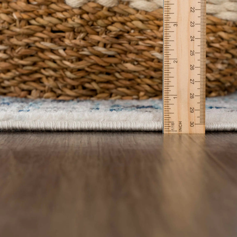 Istanbullu Blue Area Rug - Clearance by Boutique Rugs
