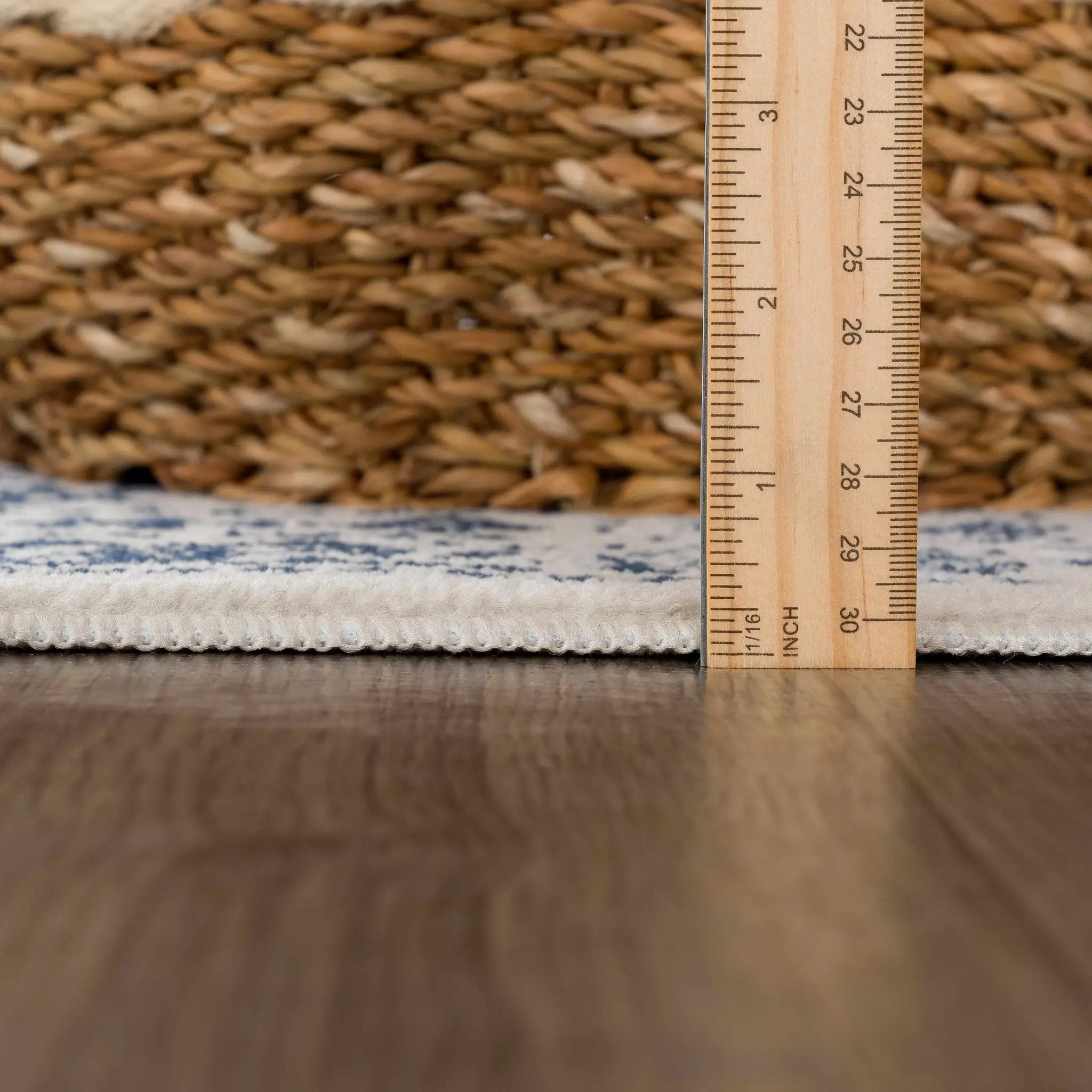 Michie Blue Area Rug by Hauteloom