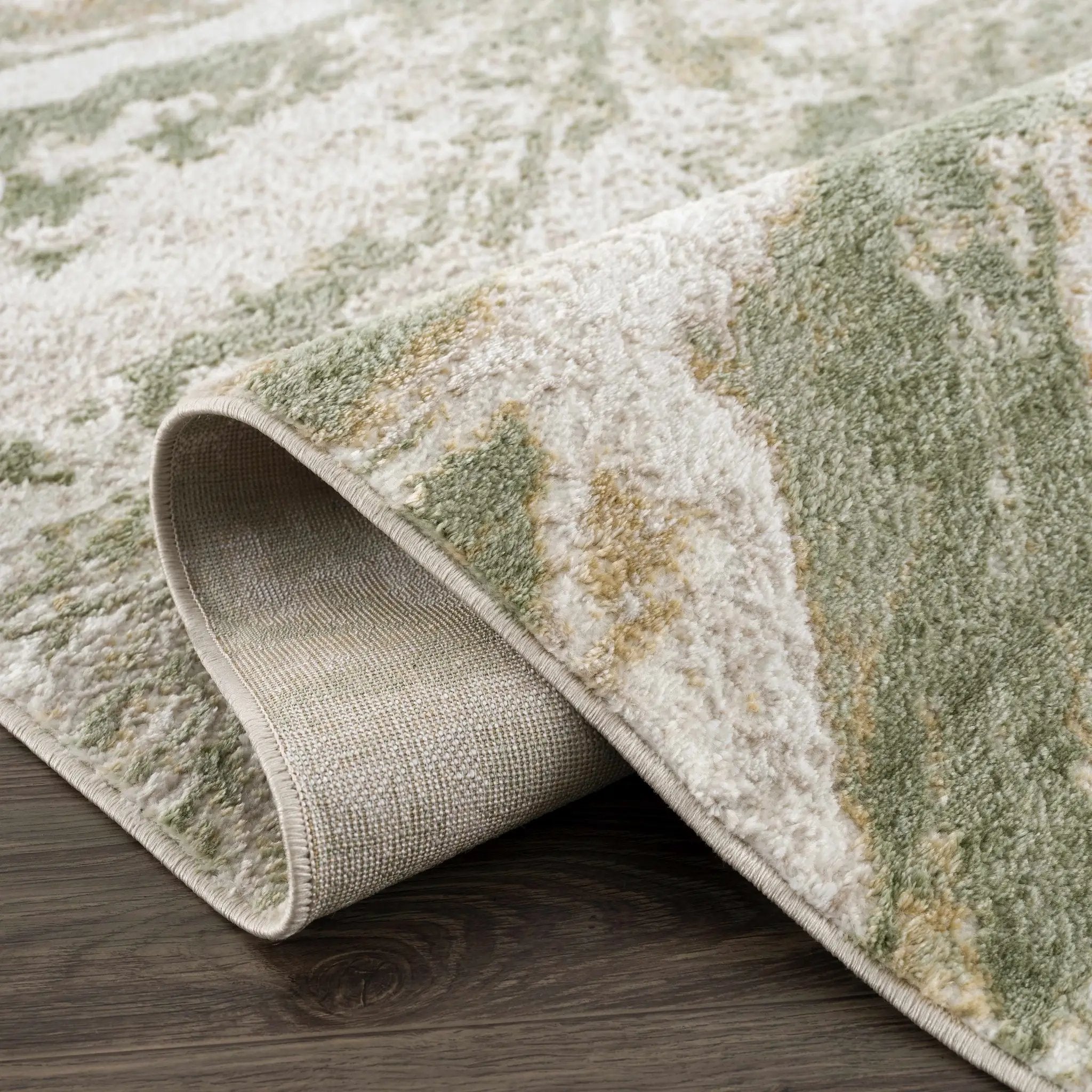 Lively Marble Green Area Rug by Boutique Rugs