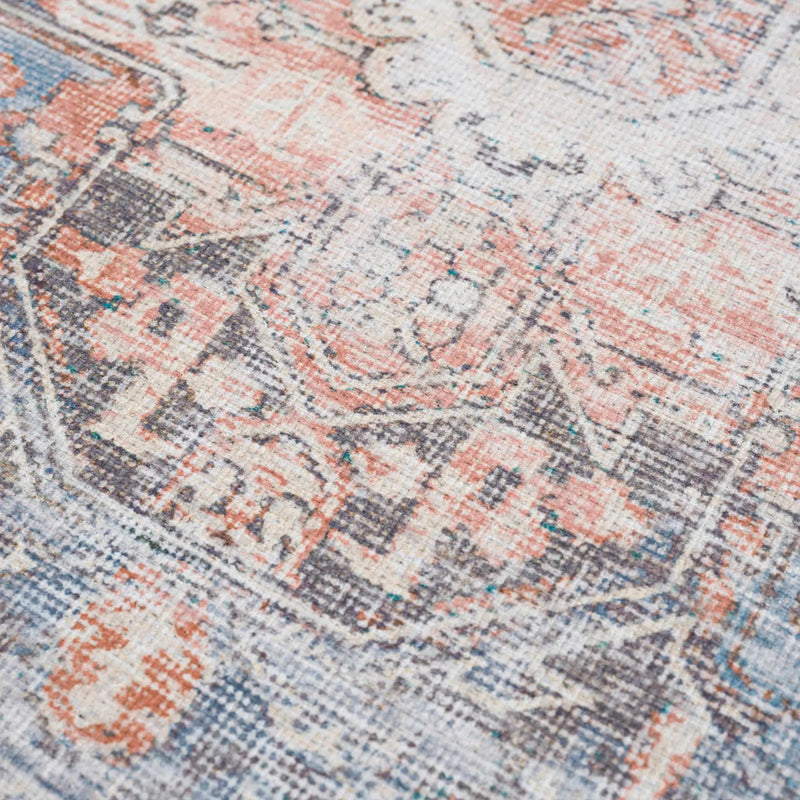 Rosman Distressed Washable Area Rug by Boutique Rugs