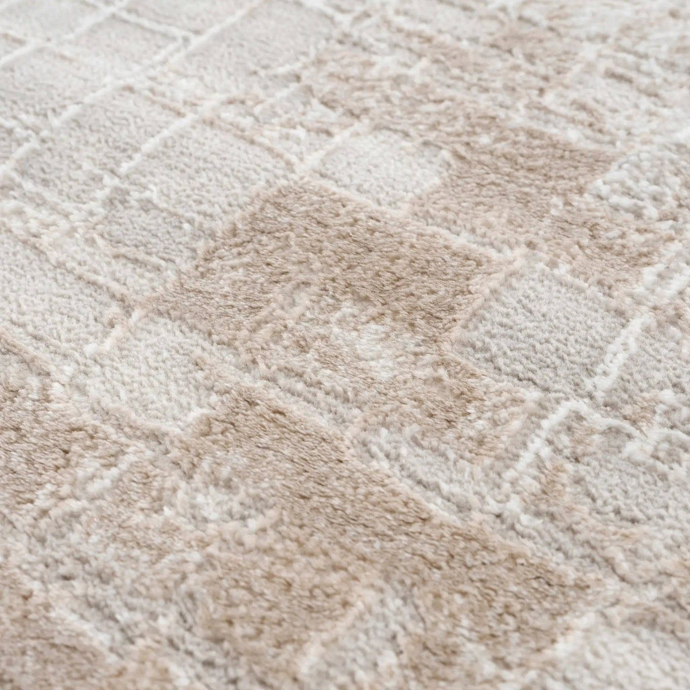 Liveri Pink Mosaic Rug by Boutique Rugs
