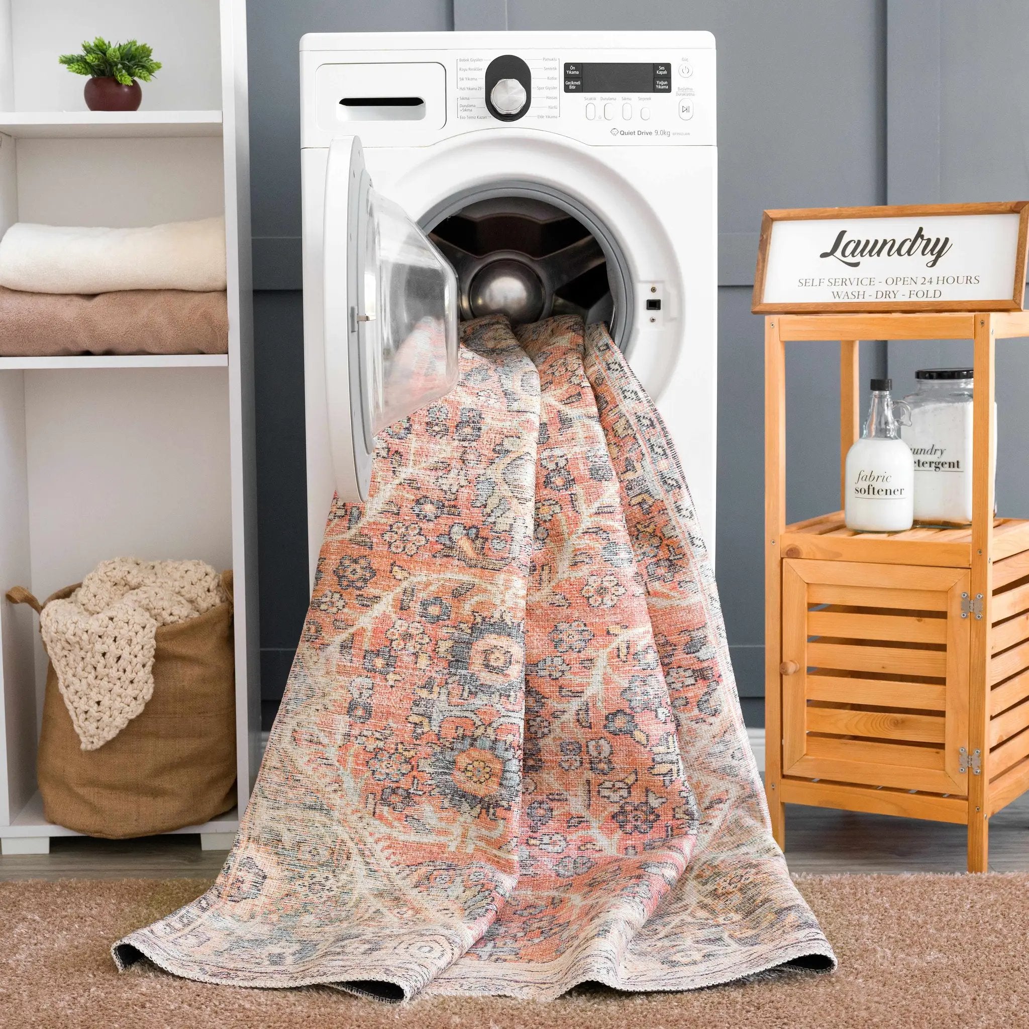 Konstantina Washable Area Rug - Clearance by Boutique Rugs