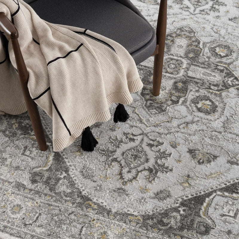 Liverpool Light Gray Area Rug - Clearance by Boutique Rugs