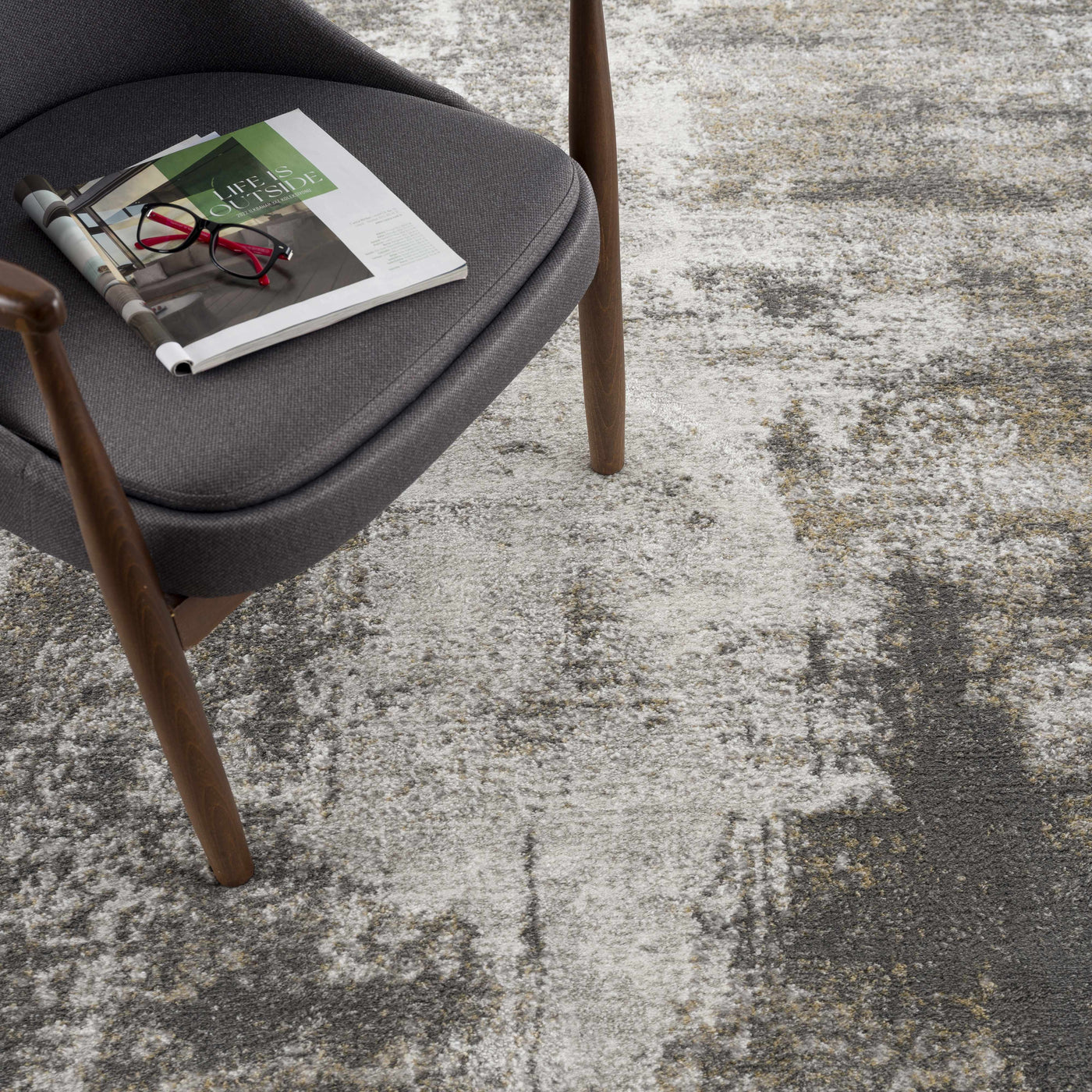 Liveree Abstract Area Rug - Clearance by Boutique Rugs
