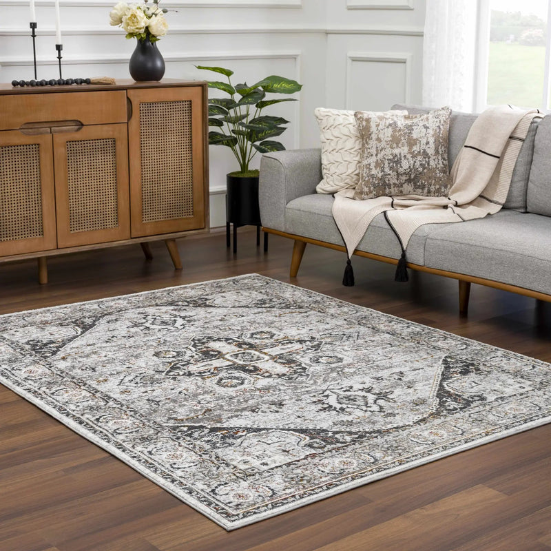 Liverpool Dark Gray Area Rug - Clearance by Boutique Rugs