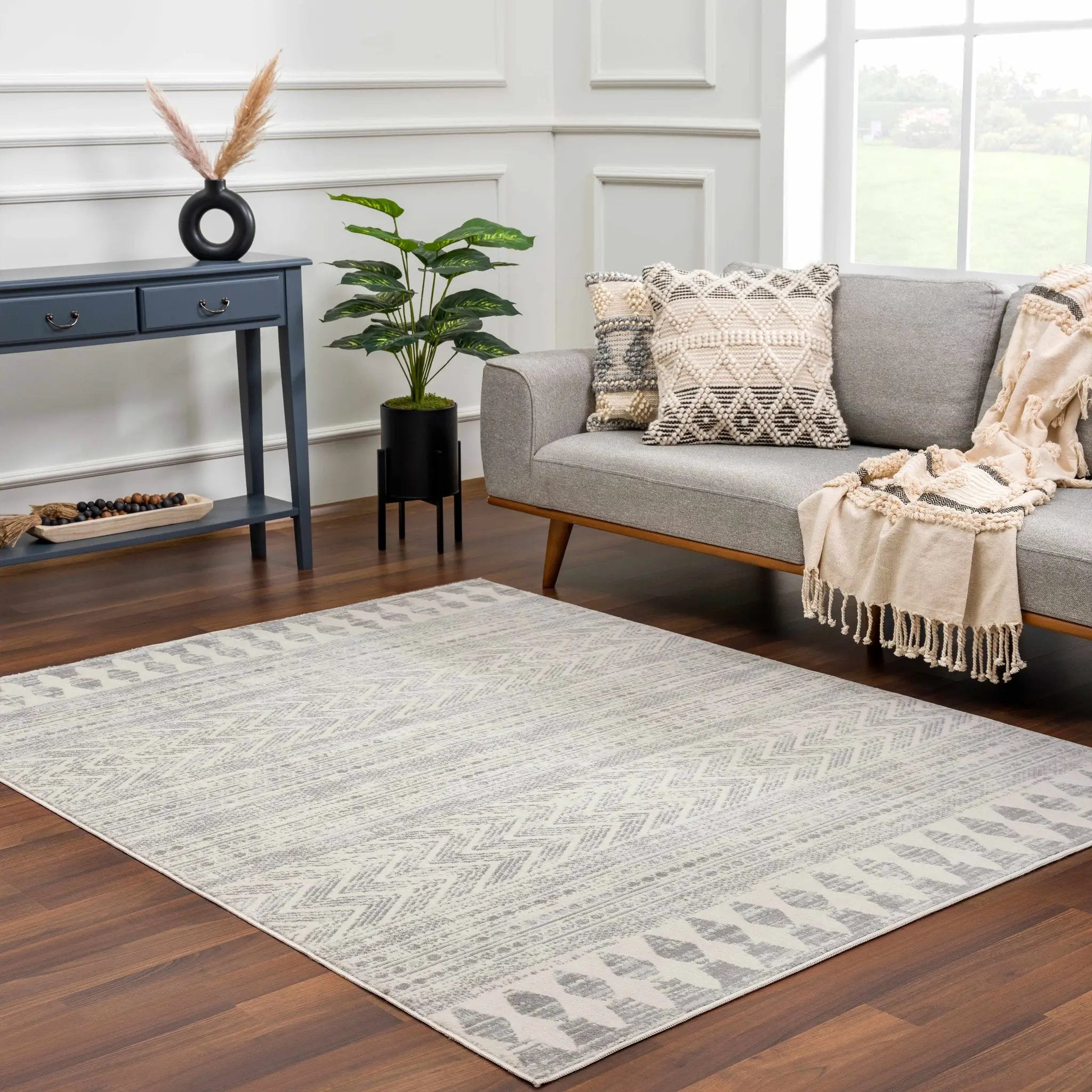 Chinnor Neutral Area Rug by Hauteloom