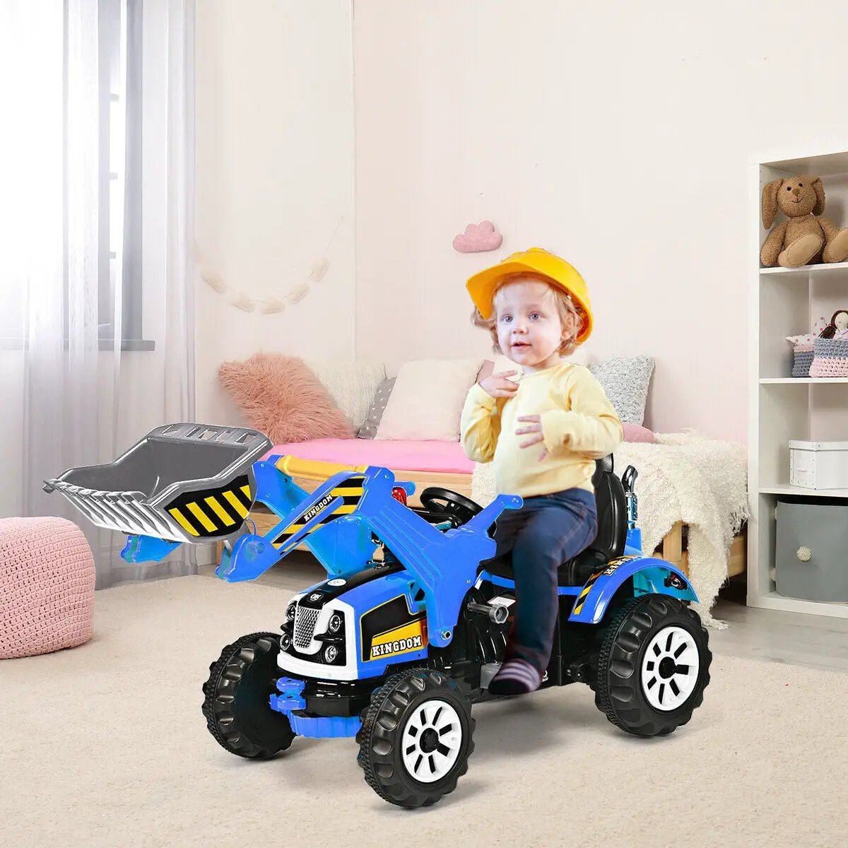 12 V Battery Powered Kids Ride on Dumper Truck by DirectDeals