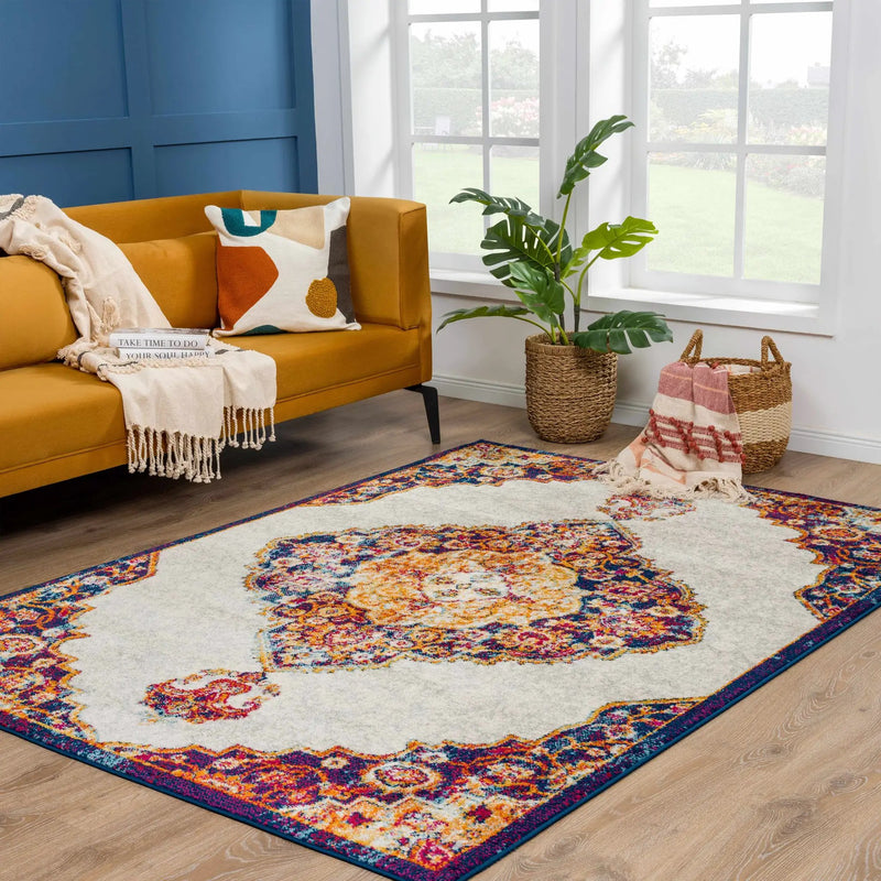 Istanbul Orange Area Rug - Clearance by Boutique Rugs