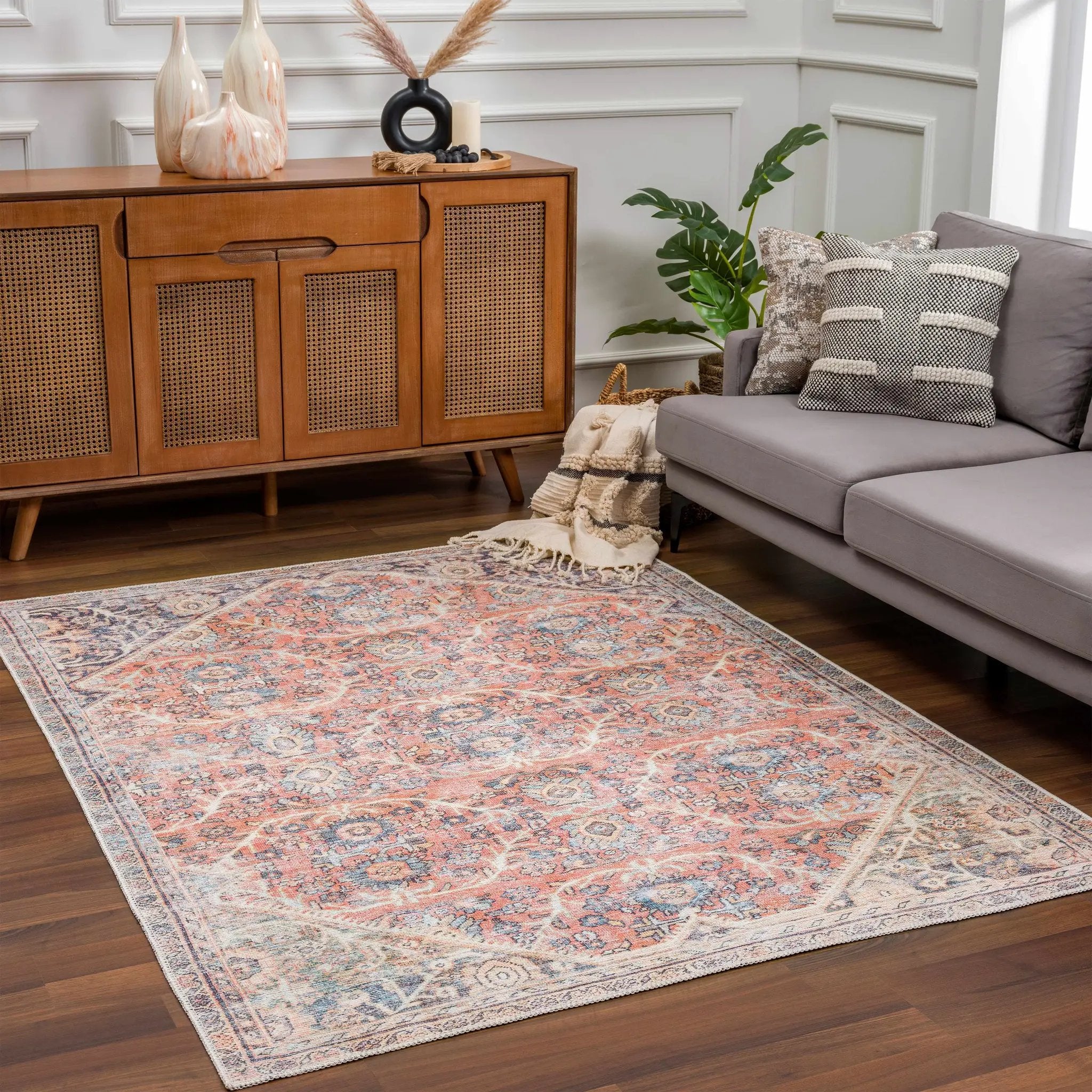 Konstantina Washable Area Rug - Clearance by Boutique Rugs