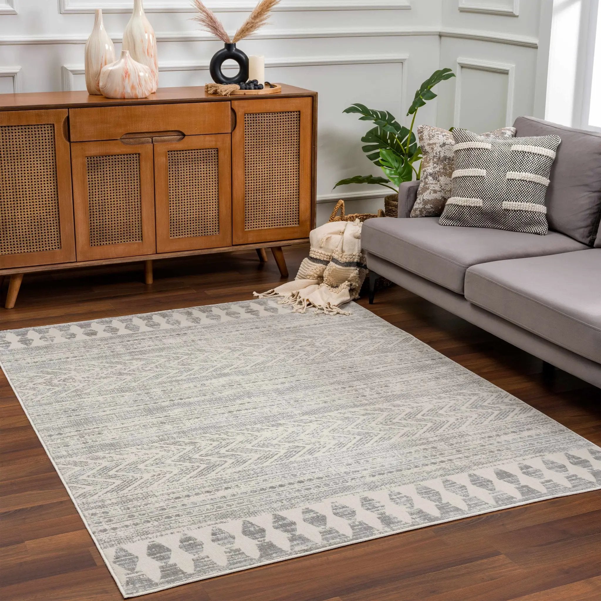 Chinnor Neutral Area Rug by Hauteloom