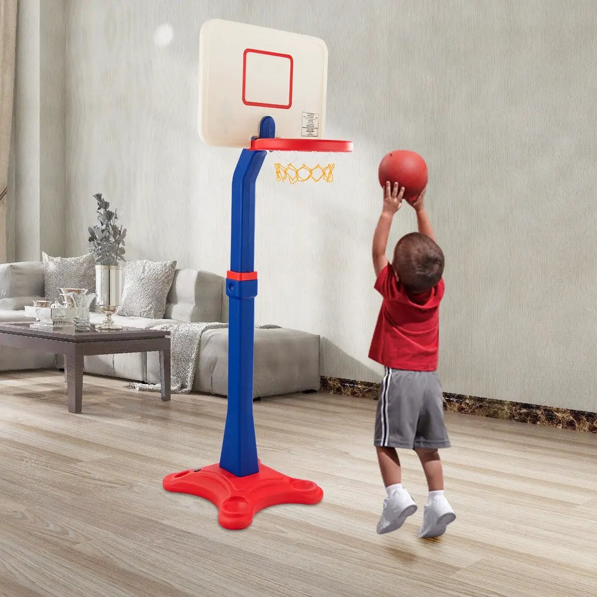 Kids Adjustable Height Basketball Hoop Stand by DirectDeals