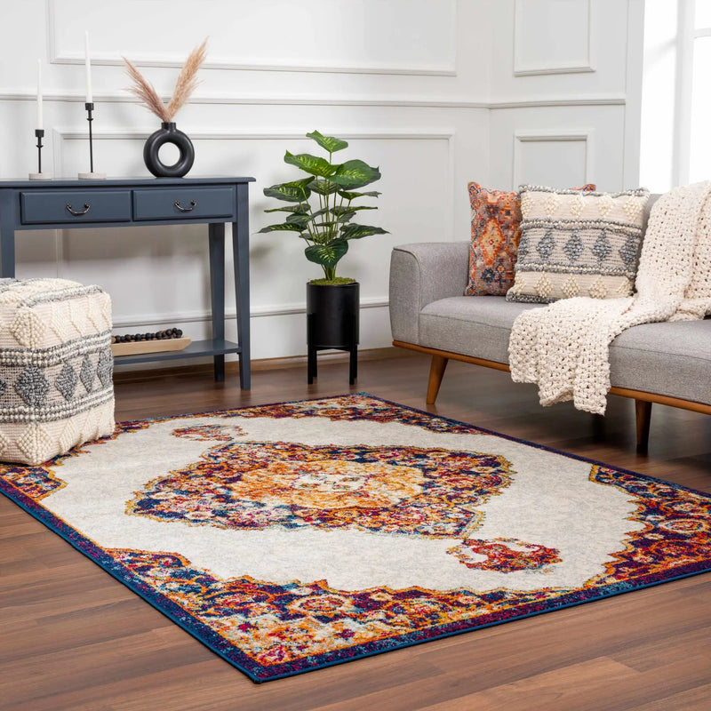 Istanbul Orange Area Rug - Clearance by Boutique Rugs