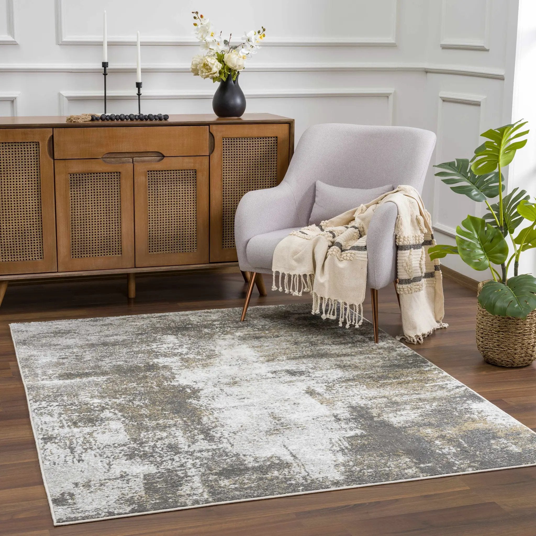 Liveree Abstract Area Rug - Clearance by Boutique Rugs