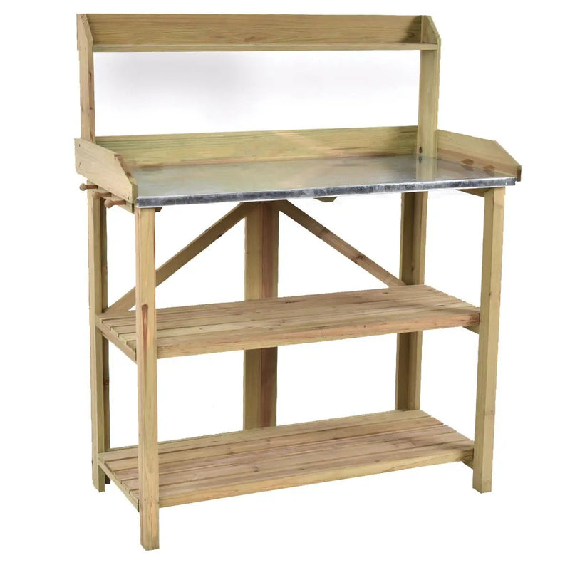 Garden Wooden Plant Bench Work Station by DirectDeals