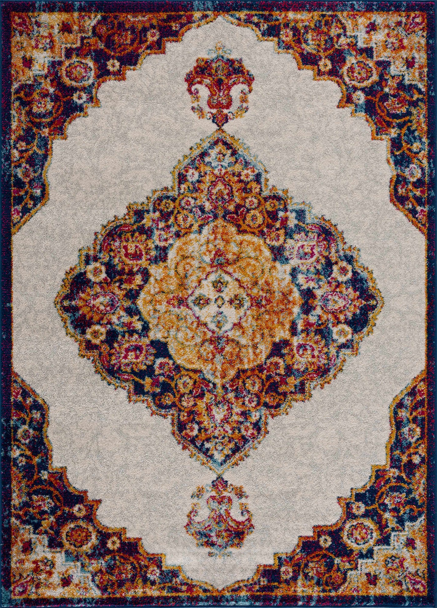 Istanbul Orange Area Rug - Clearance by Boutique Rugs