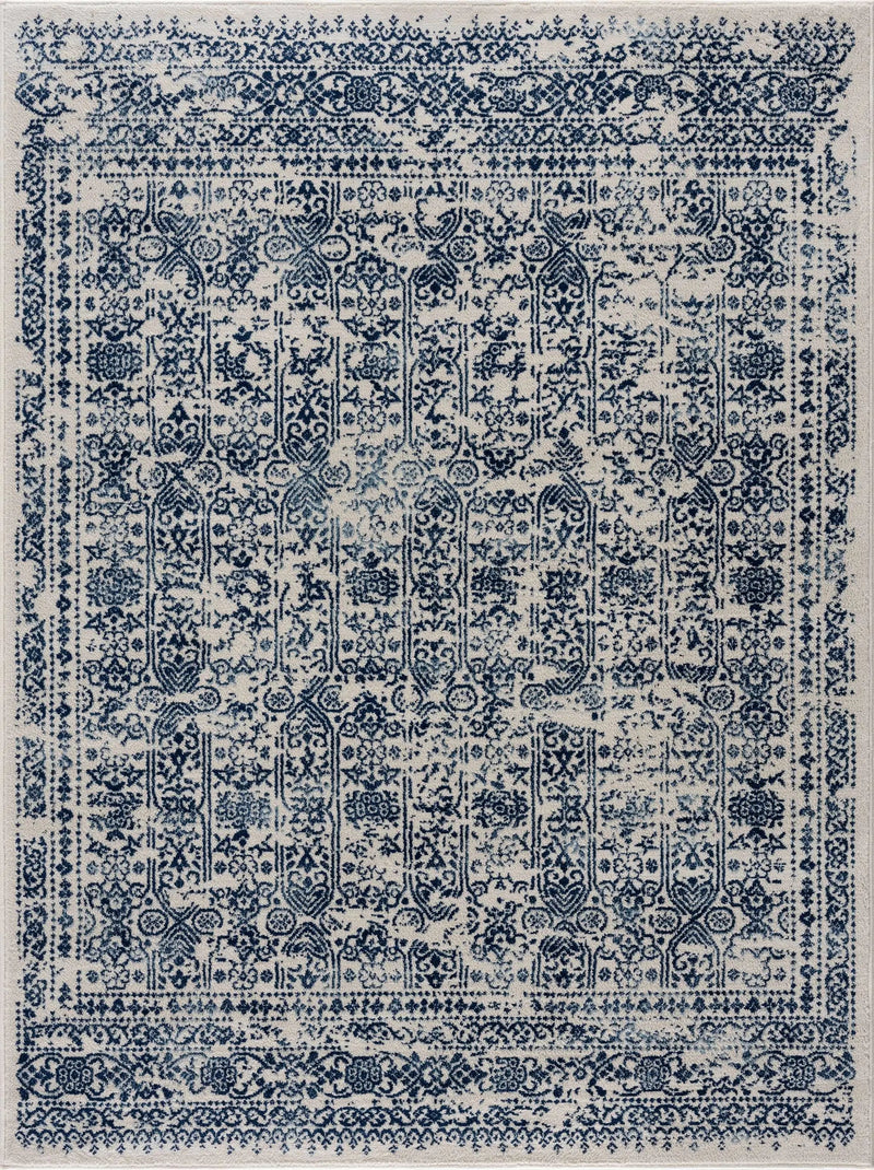 Michie Blue Area Rug - Clearance by Boutique Rugs