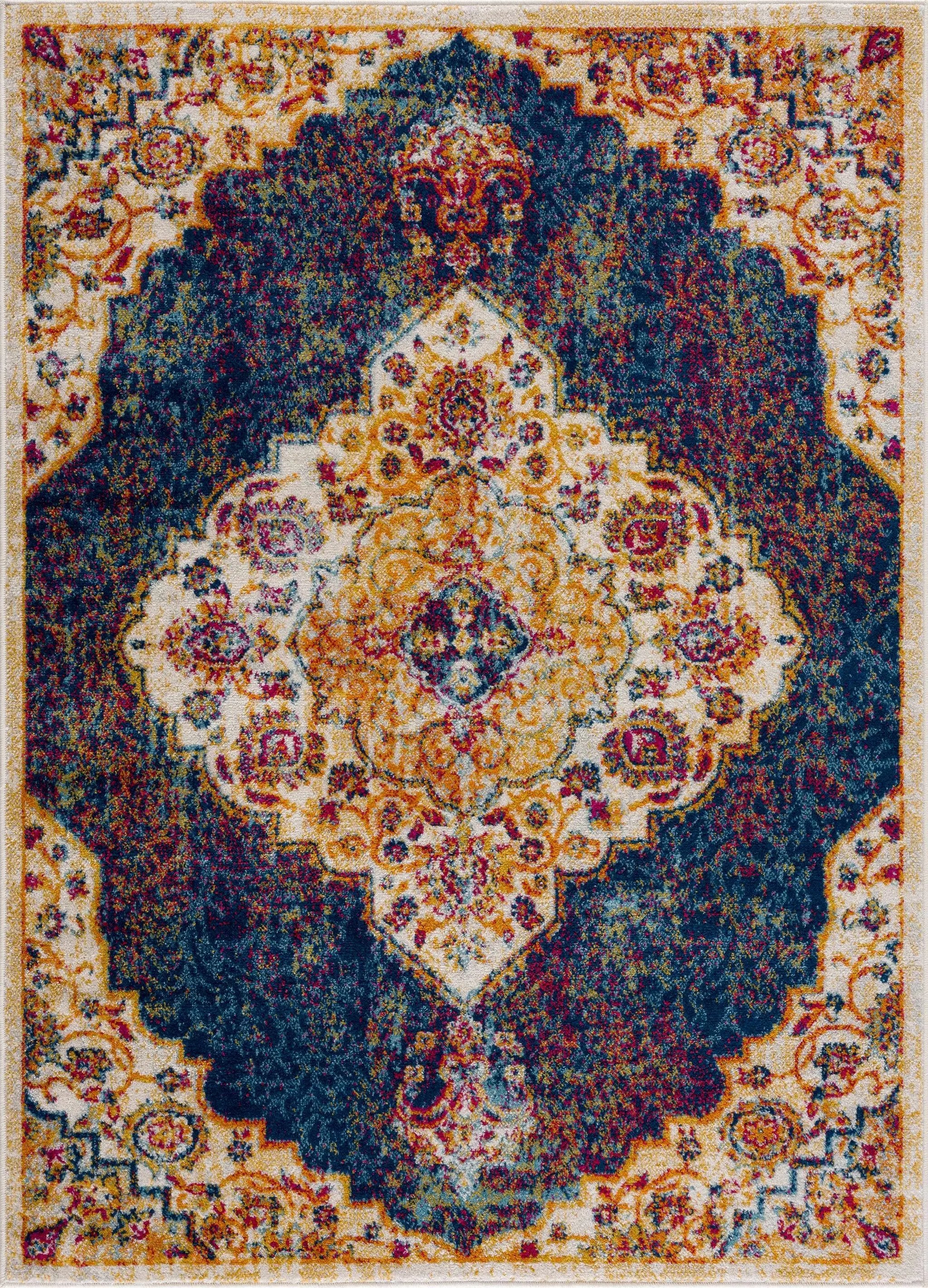 Istanbul Navy Area Rug - Clearance by Boutique Rugs