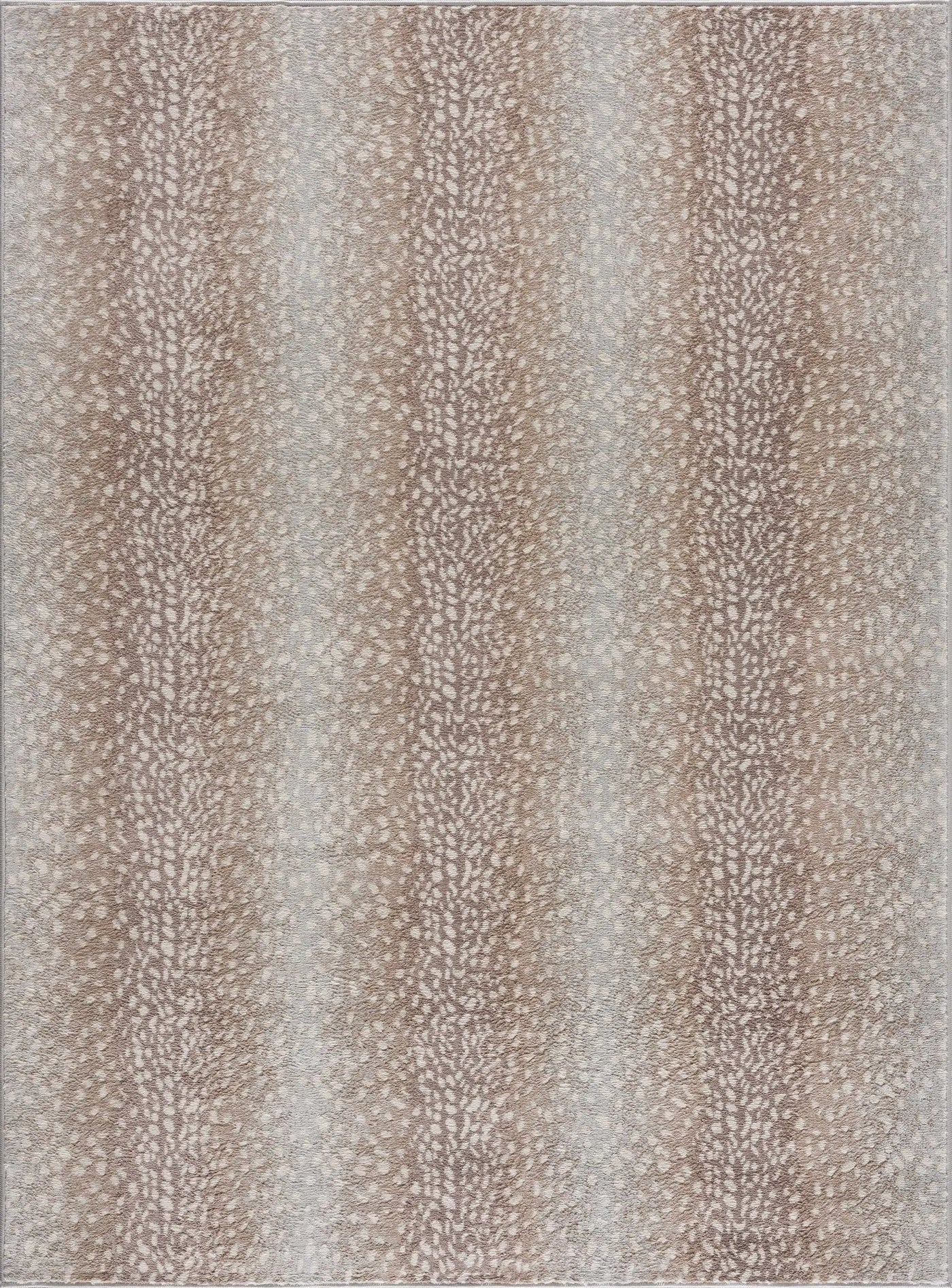 Pointblank Tan Leopard Print Rug by Boutique Rugs