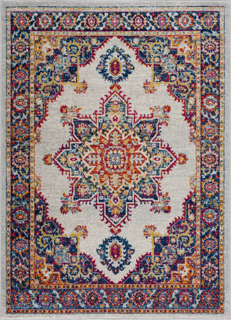 Istanbul Medallion Orange Area Rug - Clearance by Boutique Rugs