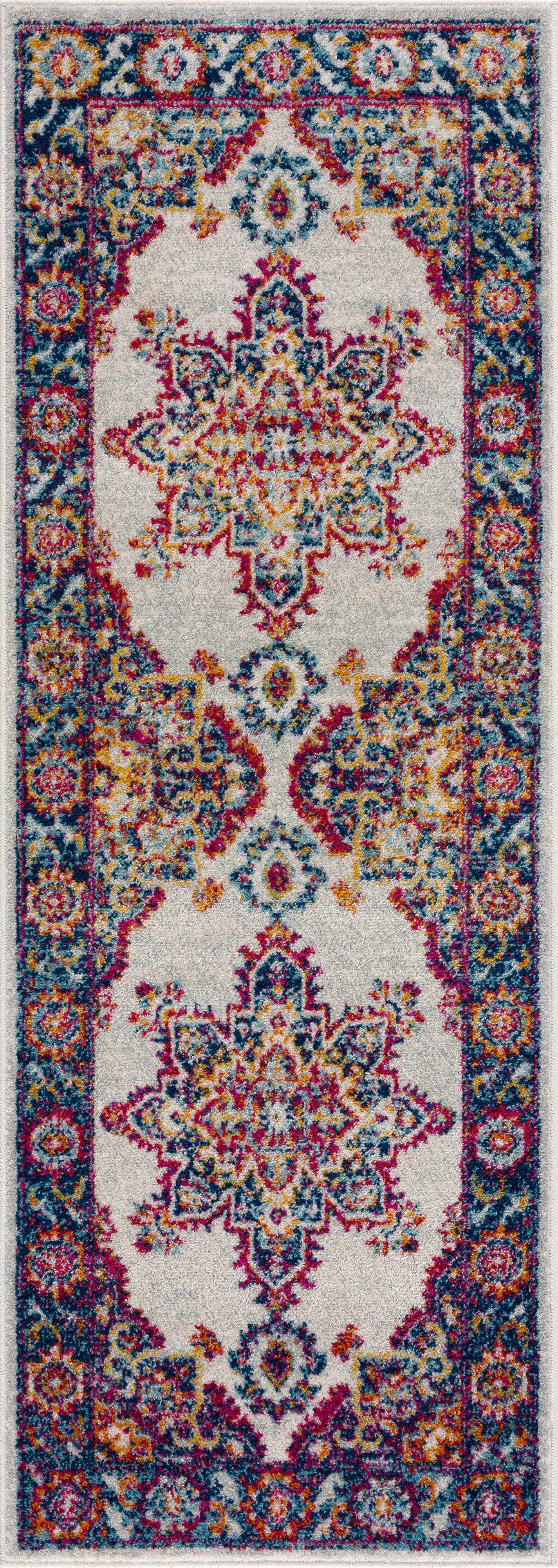 Istanbul Medallion Orange Area Rug - Clearance by Boutique Rugs