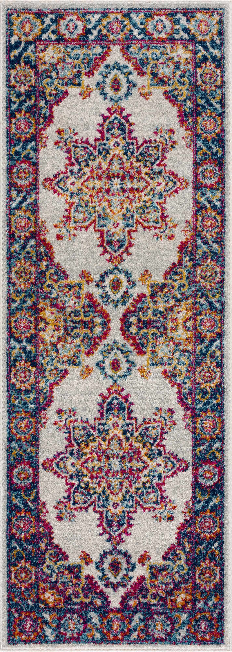 Istanbul Medallion Orange Area Rug - Clearance by Boutique Rugs