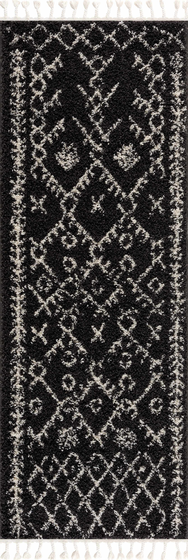 Thetford Black Berber Shag Rug - Clearance by Boutique Rugs